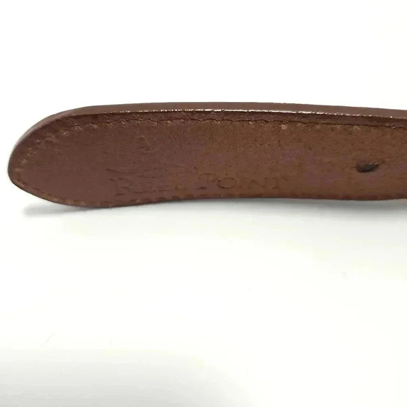 Reel Point Shelter Island Mens Belt Size 40 Embroidered Elk River - Picture 6 of 6